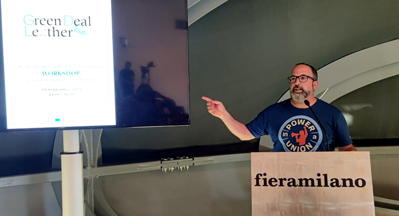 UGT FICA participa en Milán en una jornada sobre seguridad y salud en el sector del curtido